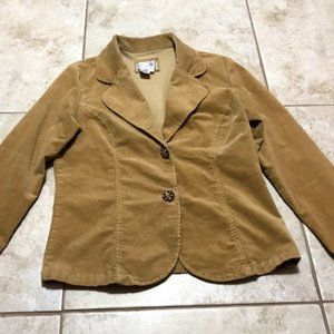 Live a Little Corduroy Blazer, Size Large